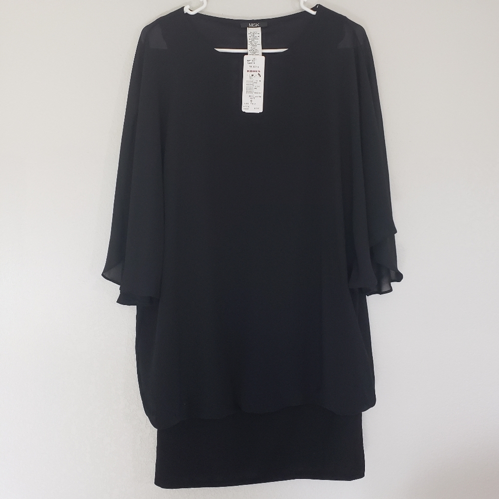 Nwt. MSK black dress sz small